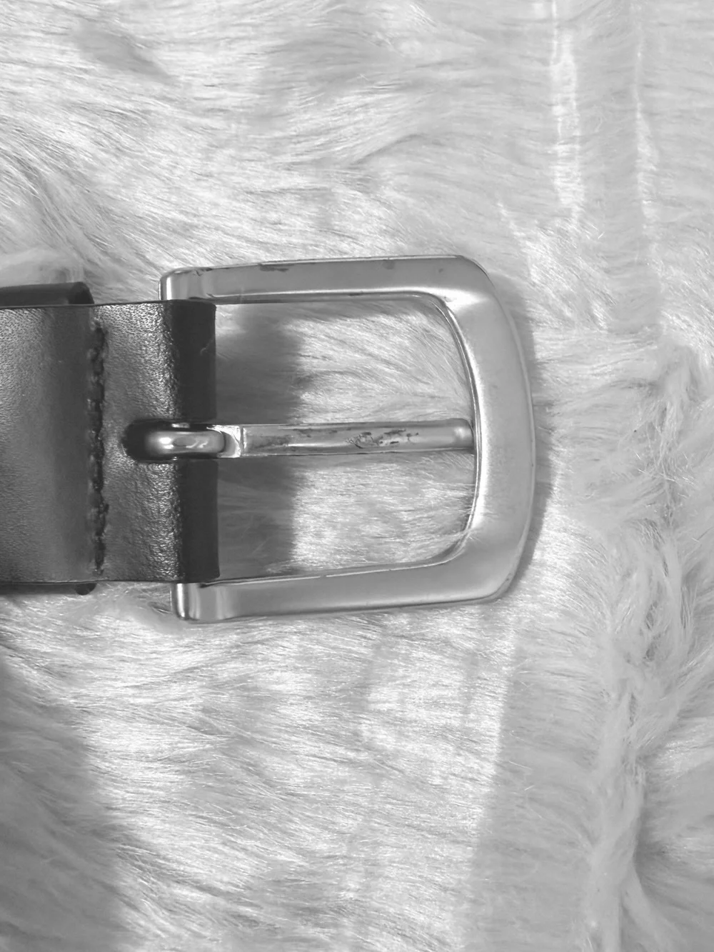 Old Navy Classic Black Leather Belt, Size 2X